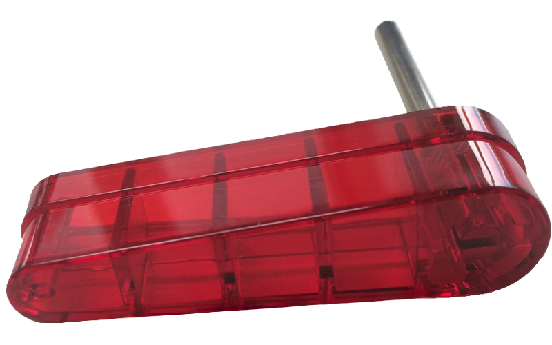 Flipper Bat Early Bally Transparent Red