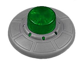 Attack from Mars Mini Saucer Green