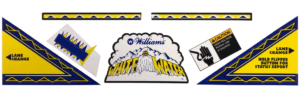 White Water Apron Decal Set