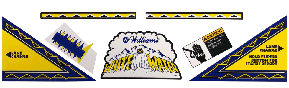 White Water Apron Decal Set - Image 1