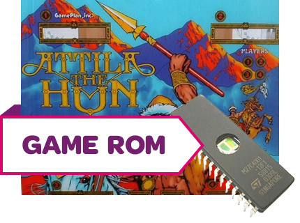Attila the Hun CPU Game Rom C - Image 1