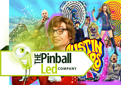 Austin Powers UltiFlux Playfield LED Set - Image 1