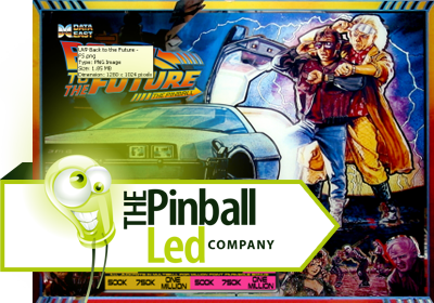 Back to the Future UltiFlux Playfield LED Set - Image 1