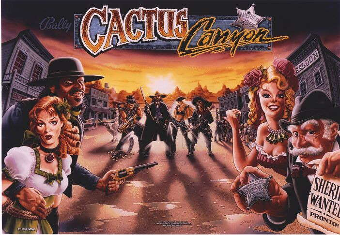 Cactus Canyon 122 x 81 cm Large Poster - Image 1