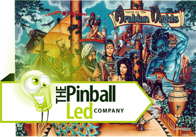 Tales of the Arabian Nights UltiFlux Playfield LED Set