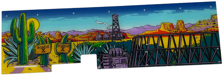 Cactus Canyon Back Panel Plastic - Image 1