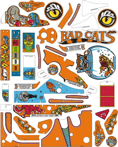 Bad Cats Plastic Set - Image 1