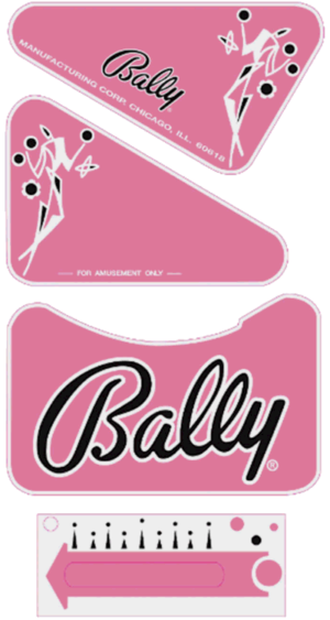 Playboy Apron Decal Set