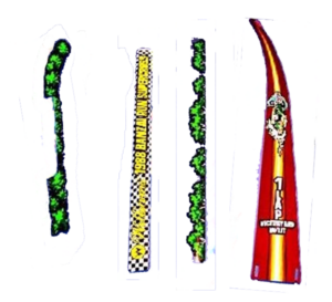 Banzai Run Ramp Decal Set