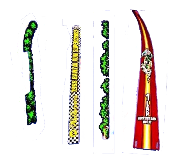 Banzai Run Ramp Decal Set - Image 1