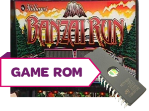 Banzai Run CPU Game Rom Set (Proto)