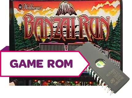 Banzai Run CPU Game Rom Set (German) - Image 1