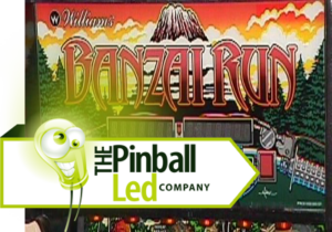 Banzai Run UltiFlux Lower Playfield LED Set