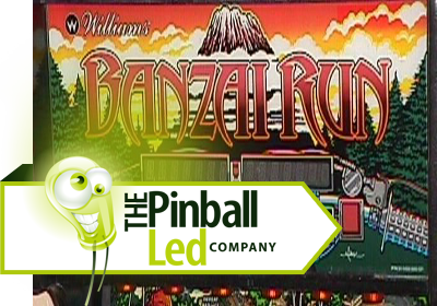 Banzai Run UltiFlux Lower Playfield LED Set - Image 1