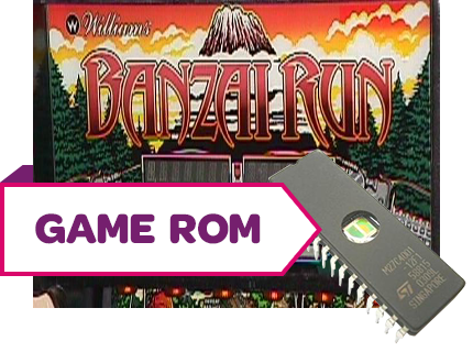 Banzai Run CPU Game Rom - Image 1