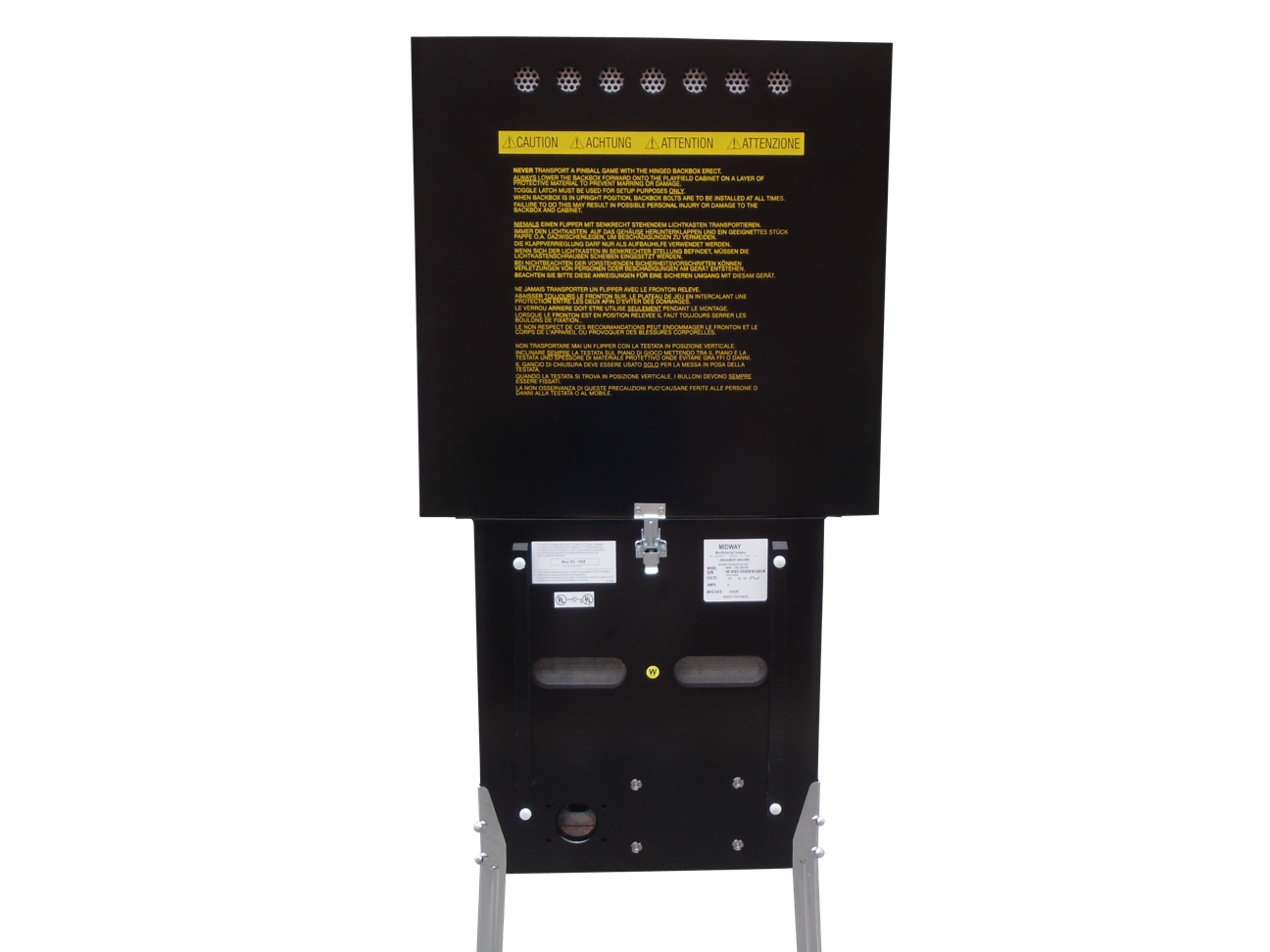 Backbox Warning Text Screening - Image 2