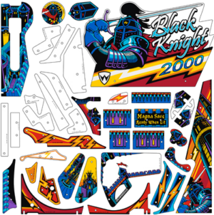 Black Knight 2000 Plastic Set