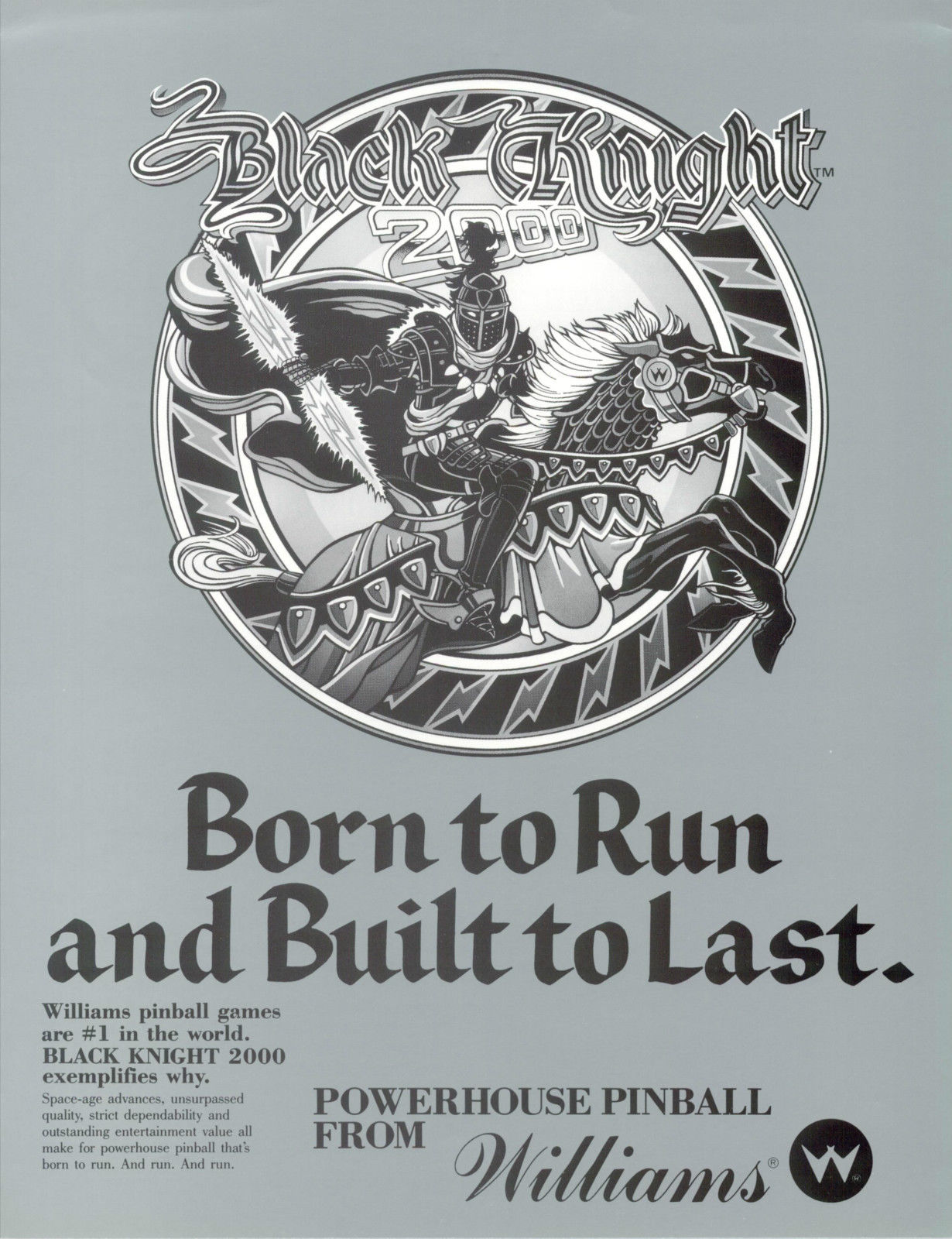 Black Knight 2000 Flyer - Image 1