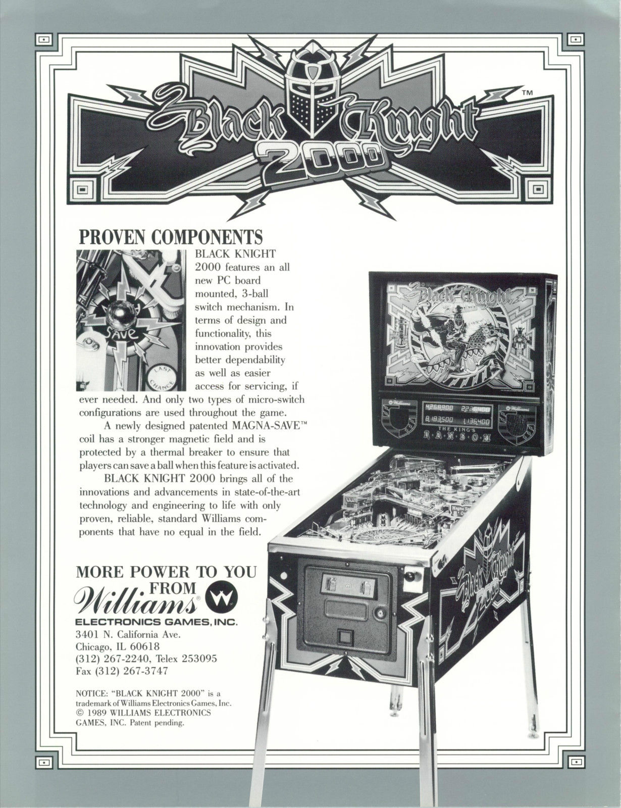 Black Knight 2000 Flyer - Image 2