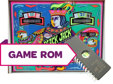Black Jack CPU Game Rom Set - Image 1