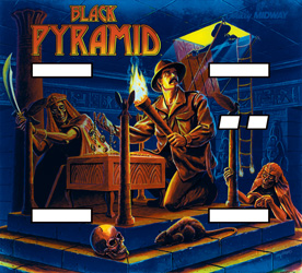 Black Pyramid Backglass