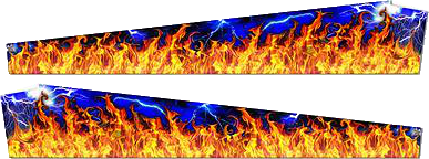 Metallica PinBlades Flames - Image 1