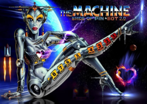The Machine: Bride of Pinbot 2.0 Alternate Translite