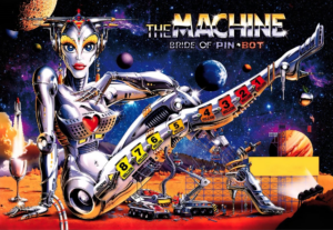 The Machine: Bride of Pinbot Alternate Translite