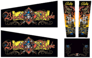 Black Rose Cabinet Decals (Next Gen)