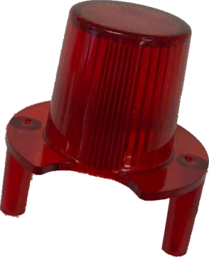 Jet Bumper Dome With Legs Red