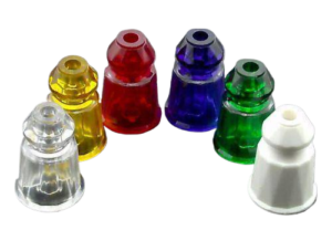 Star Post Faceted Red C-11561