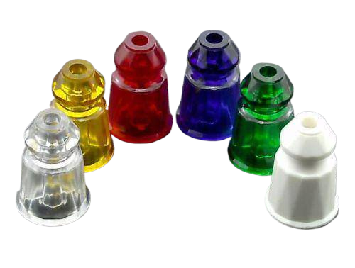 Star Post Faceted Red C-11561 - Image 1