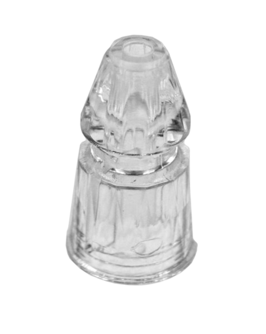 Star Post Faceted Transparent - Image 1