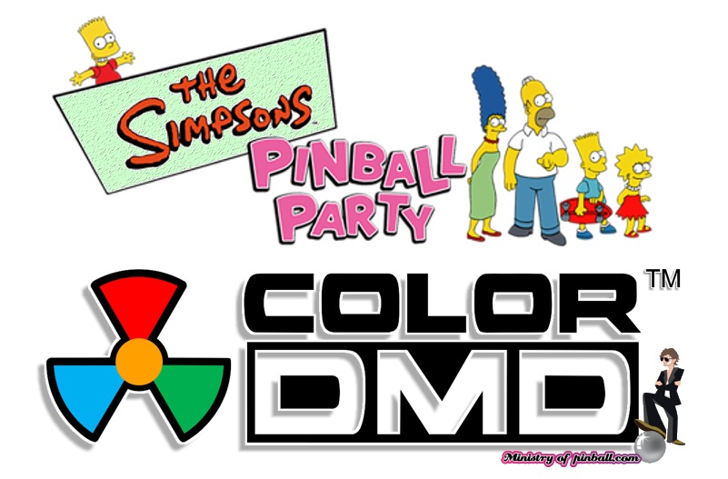 The Simpsons Pinball Party ColorDMD - Image 1