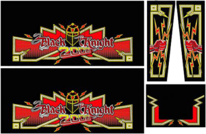 Black Knight 2000 Cabinet Decals (Next Gen)