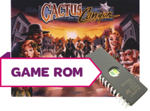 Cactus Canyon CPU Game Rom