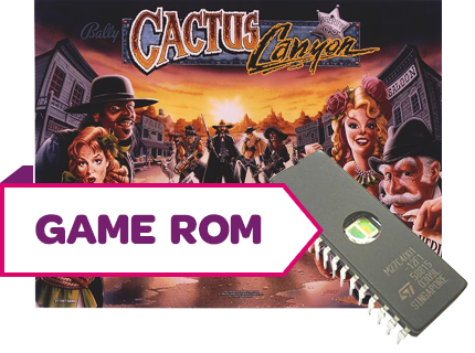 Cactus Canyon CPU Game Rom - Image 1