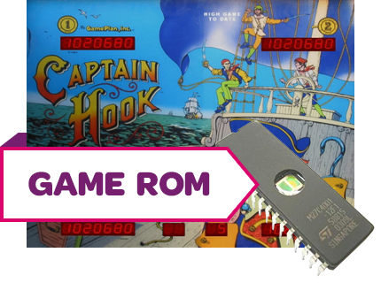 Captain Hook CPU Game Rom A - Image 1