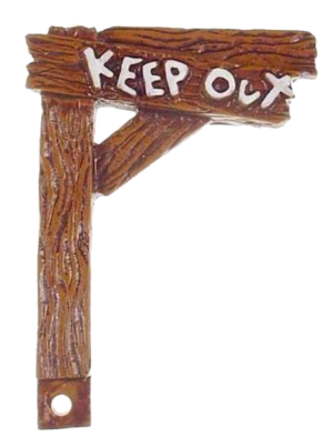 Cactus Canyon Keep Out Sign 31-3110.2