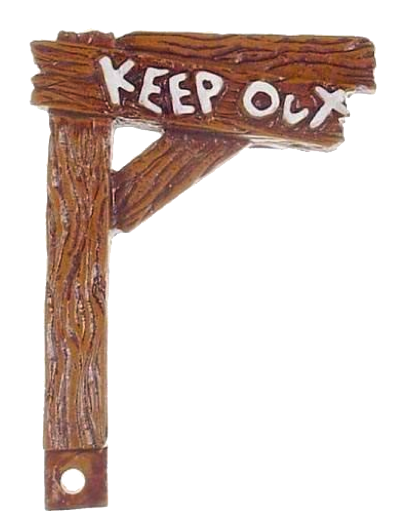 Cactus Canyon Keep Out Sign 31-3110.2 - Image 1