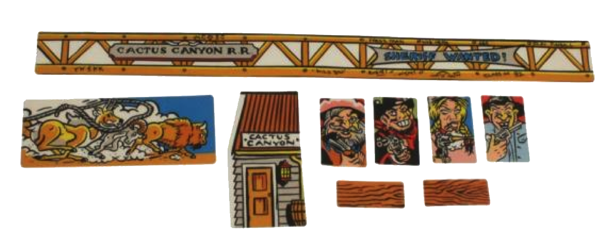 Cactus Canyon Playfield Decal Set - Image 1