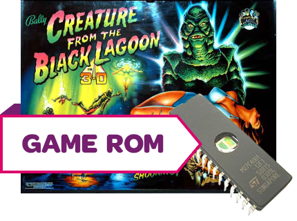 Creature from the Black Lagoon CPU Game Rom L4 - Image 1