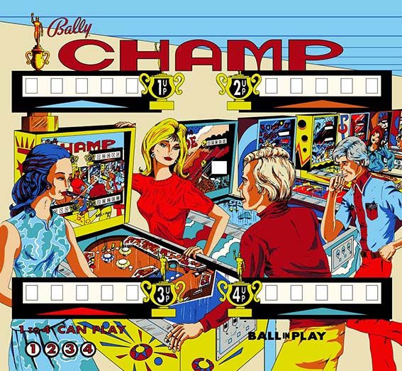 Champ Backglass - Image 1