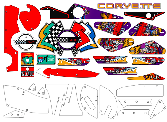 Corvette Plastic Set - Image 1