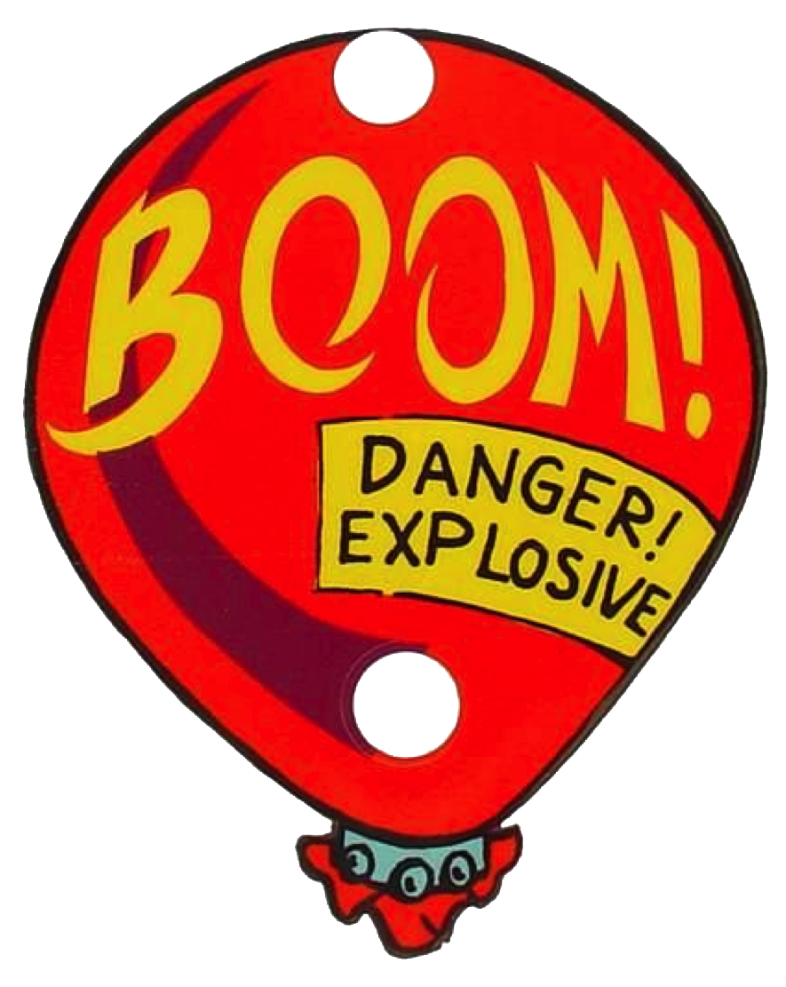 Cirqus Voltaire Boom Balloon Decal - Image 1