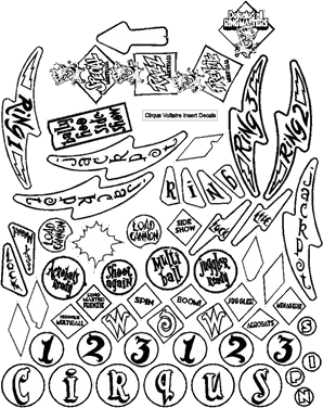 Cirqus Voltaire Insert Decals