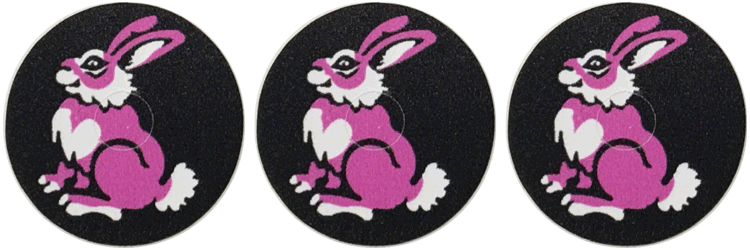 Cyclone Rabbit Target Decals Laminated - Image 1