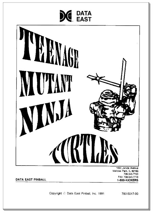 Teenage Mutant Ninja Turtles Manual - Image 1