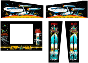 Star Trek Cabinet Decals (Next Gen)