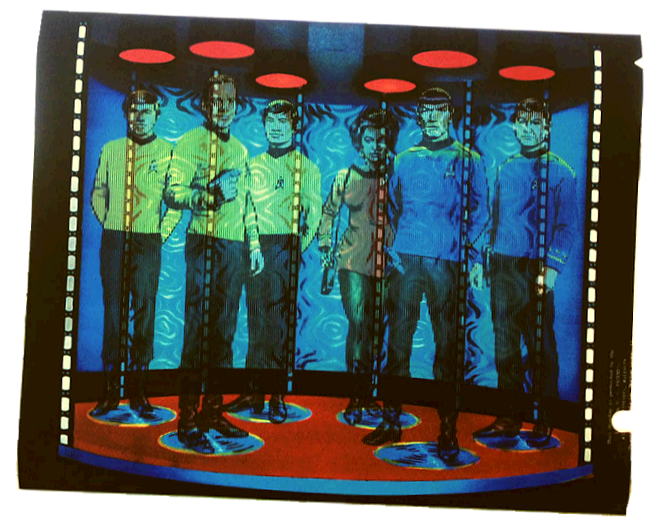 Star Trek Transporter Image Plate - Image 1